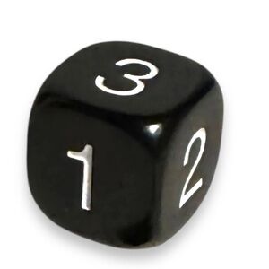 VTG Replacement Number Die 1-6 Small Dice Game Piece Game Nt Gamble Random Draw
